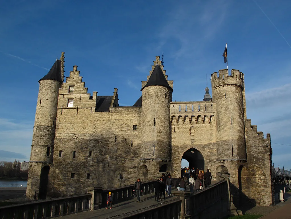 Het Steen, the medieval fortress on the Scheldt, Antwerp.