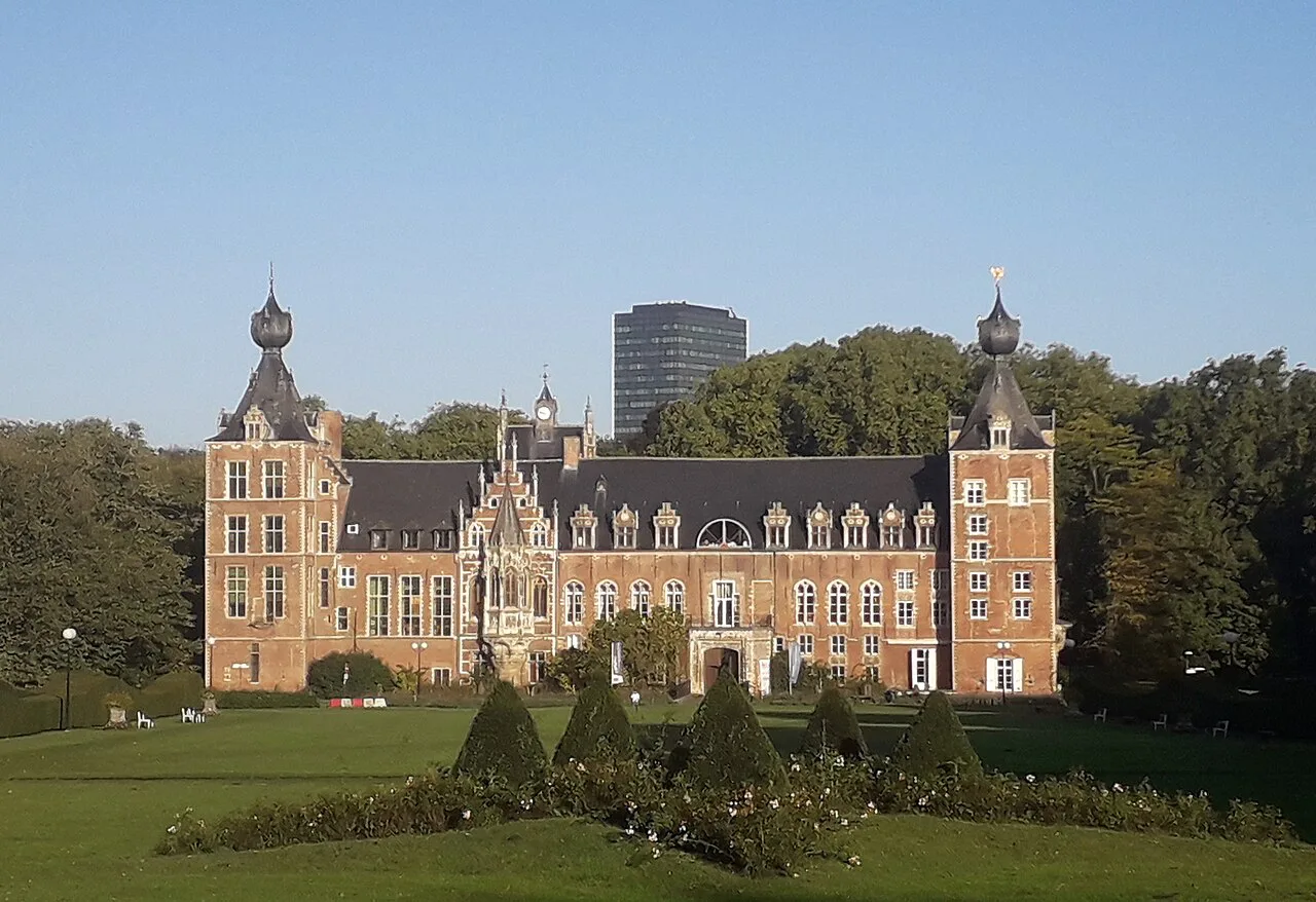 Arenberg Castle and its lawns in Heverlee, Leuven.