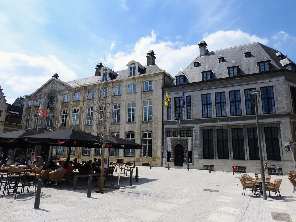 The Museum Plantin-Moretus on the Vrijdagmarkt, Antwerp.