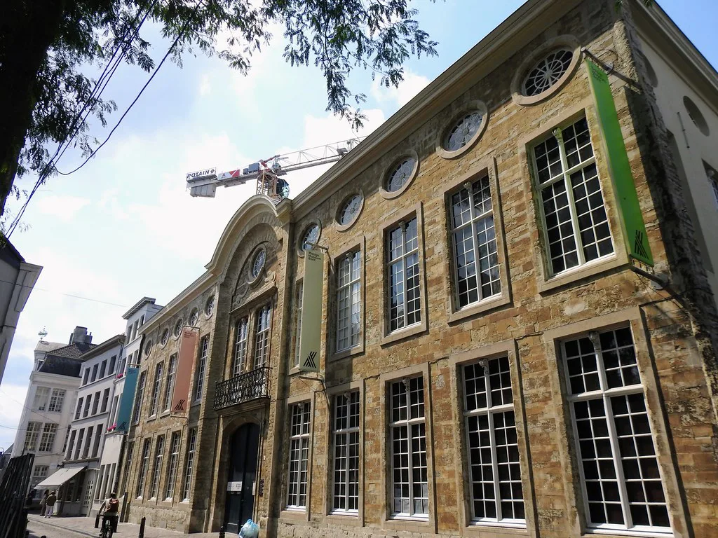The façade of the Design Museum, Ghent.