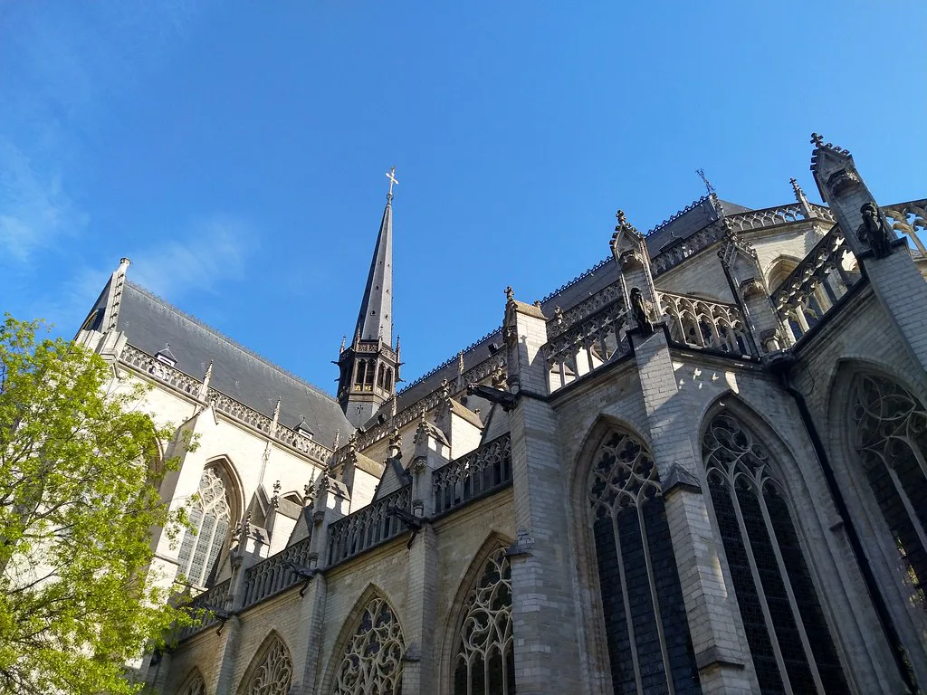 A Gothic church in central Leuven.