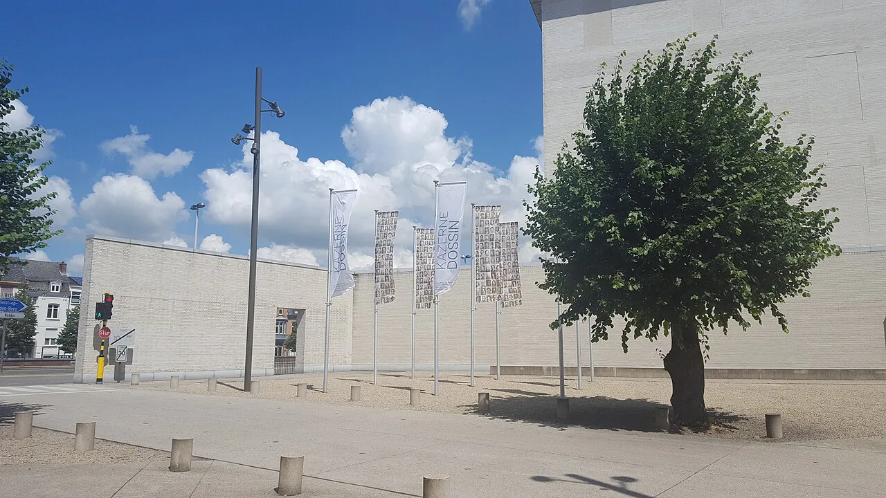 The Kazerne Dossin memorial and museum building, Mechelen.