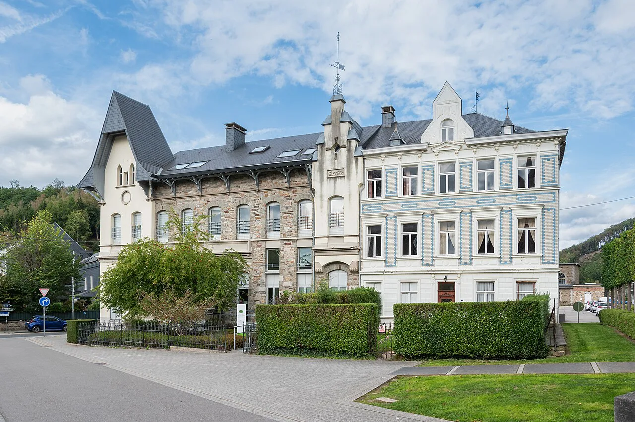 Historic buildings on Place du Châtelet in Malmedy.