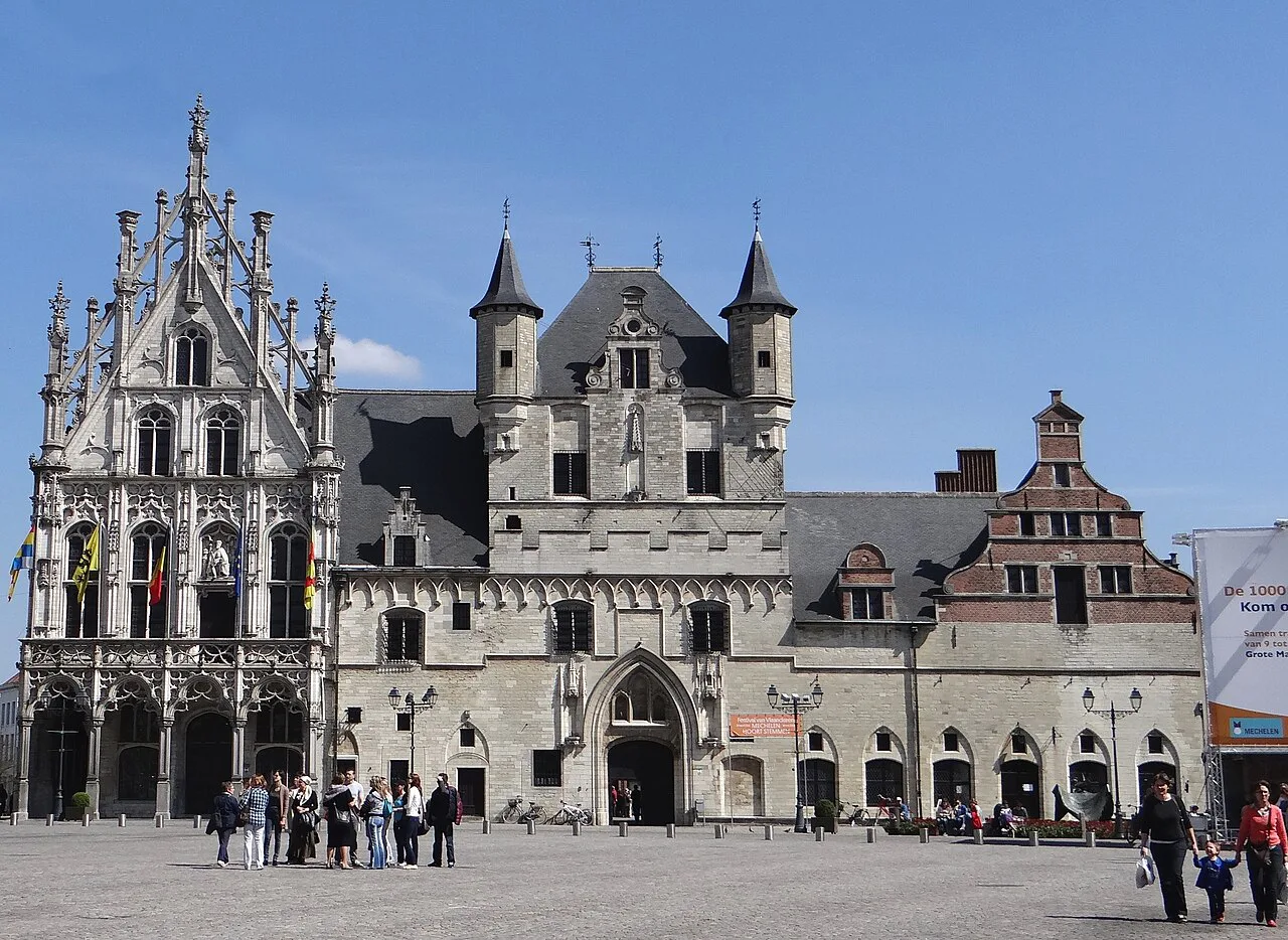 The City Hall on the Grote Markt in Mechelen.