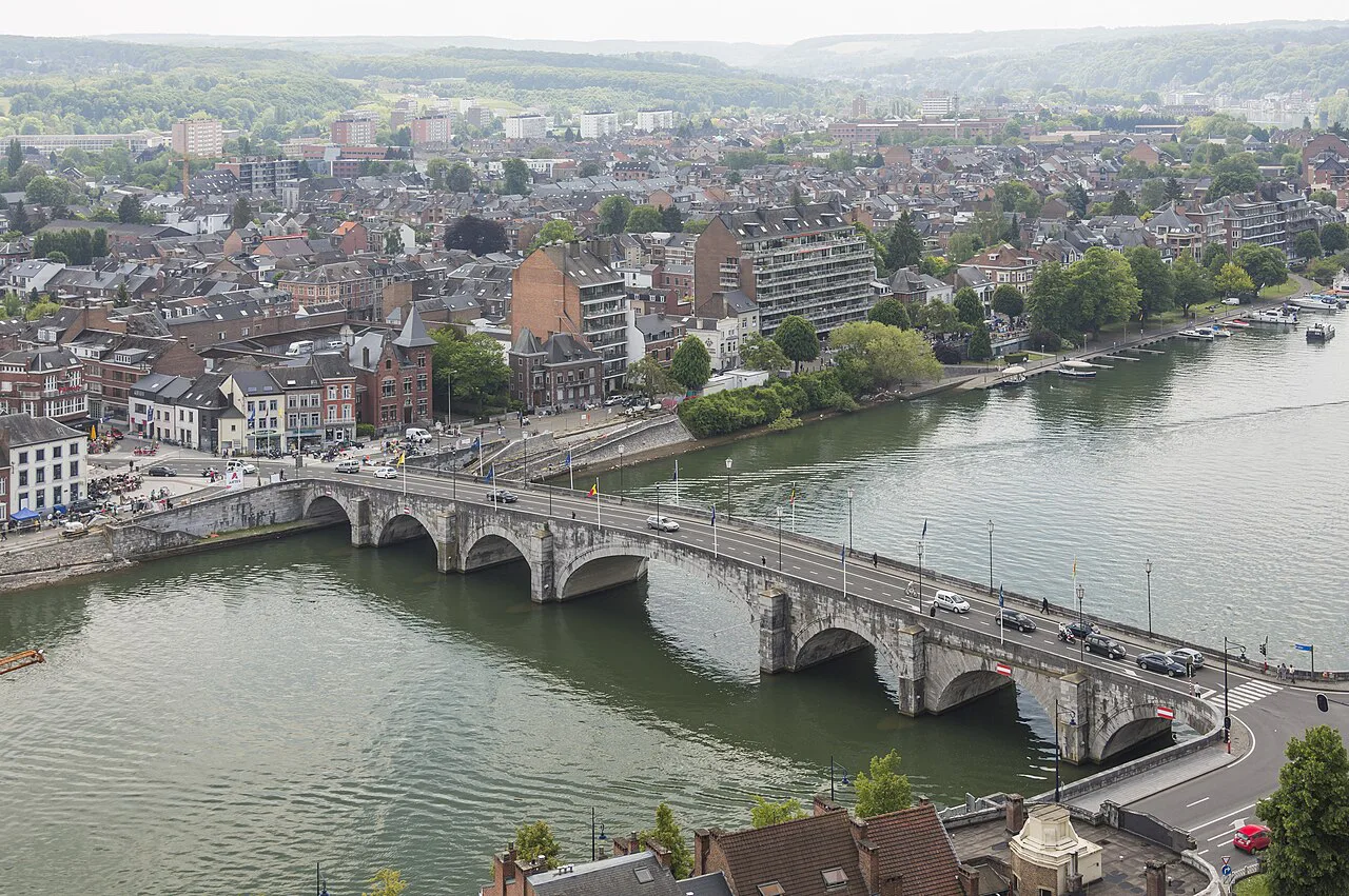 The Pont de Jambes across the Meuse in Namur.