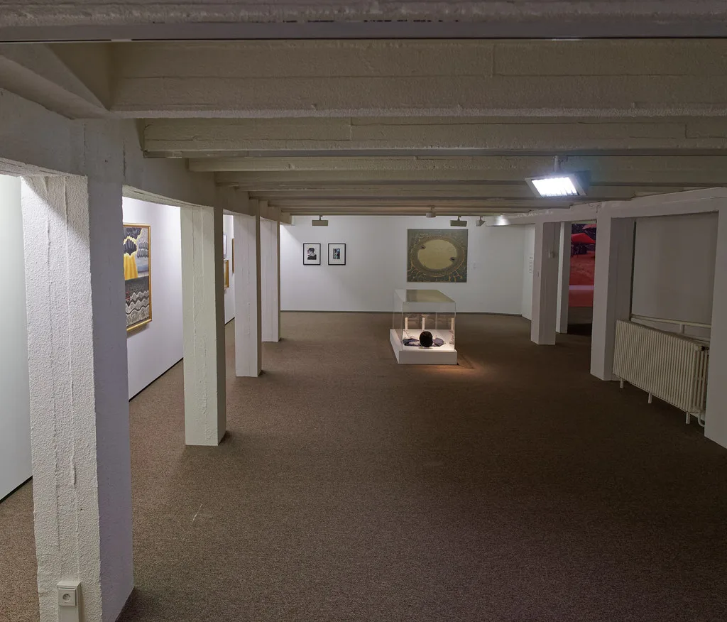 A quiet gallery corridor inside the Mu.ZEE art museum in Ostend.