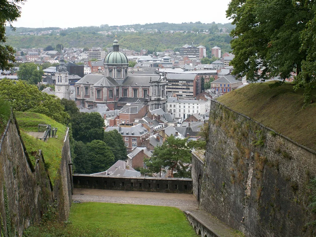 Namur seen from the citadel ramparts.