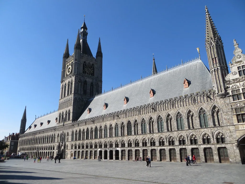 The Cloth Hall on the Grote Markt, Ypres.