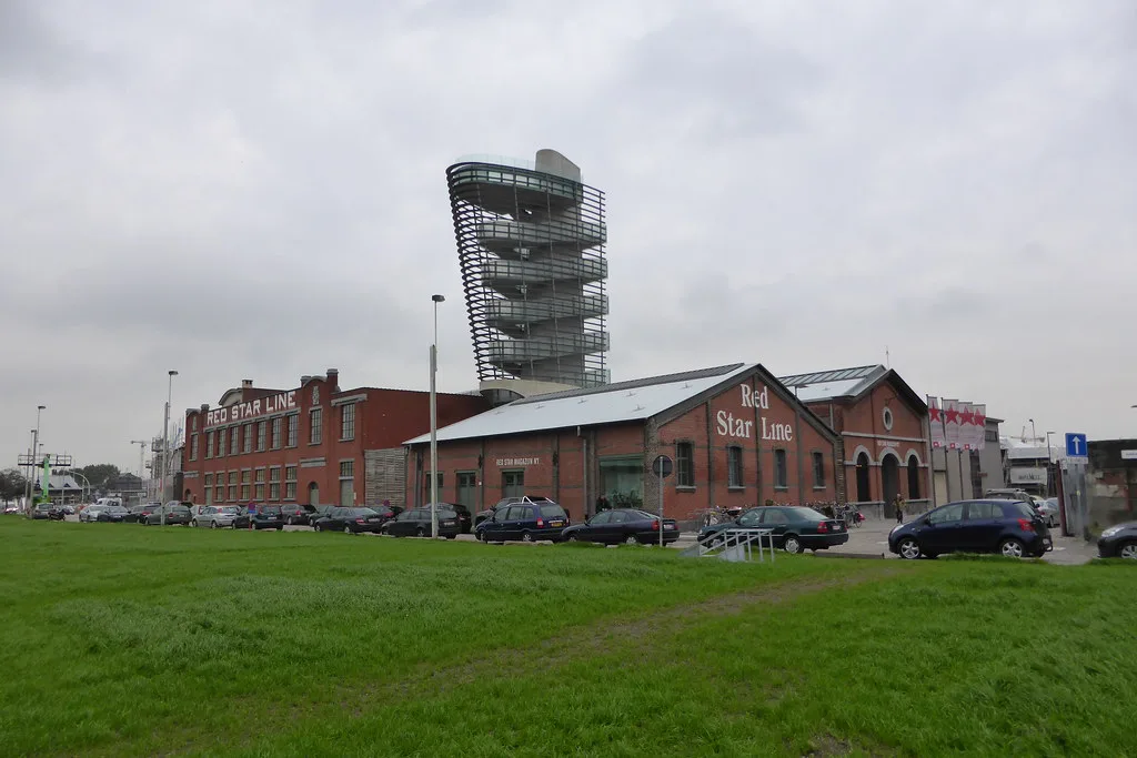 The Red Star Line Museum and its viewing tower, Antwerp.