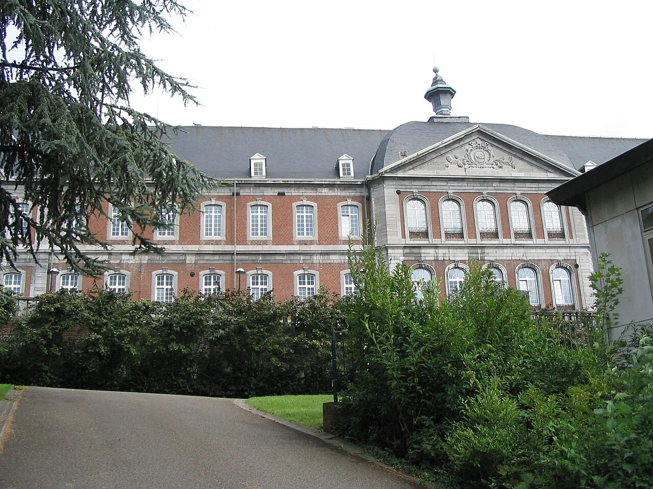 The former Abbey of Saint-Laurent seen from behind, Liège.