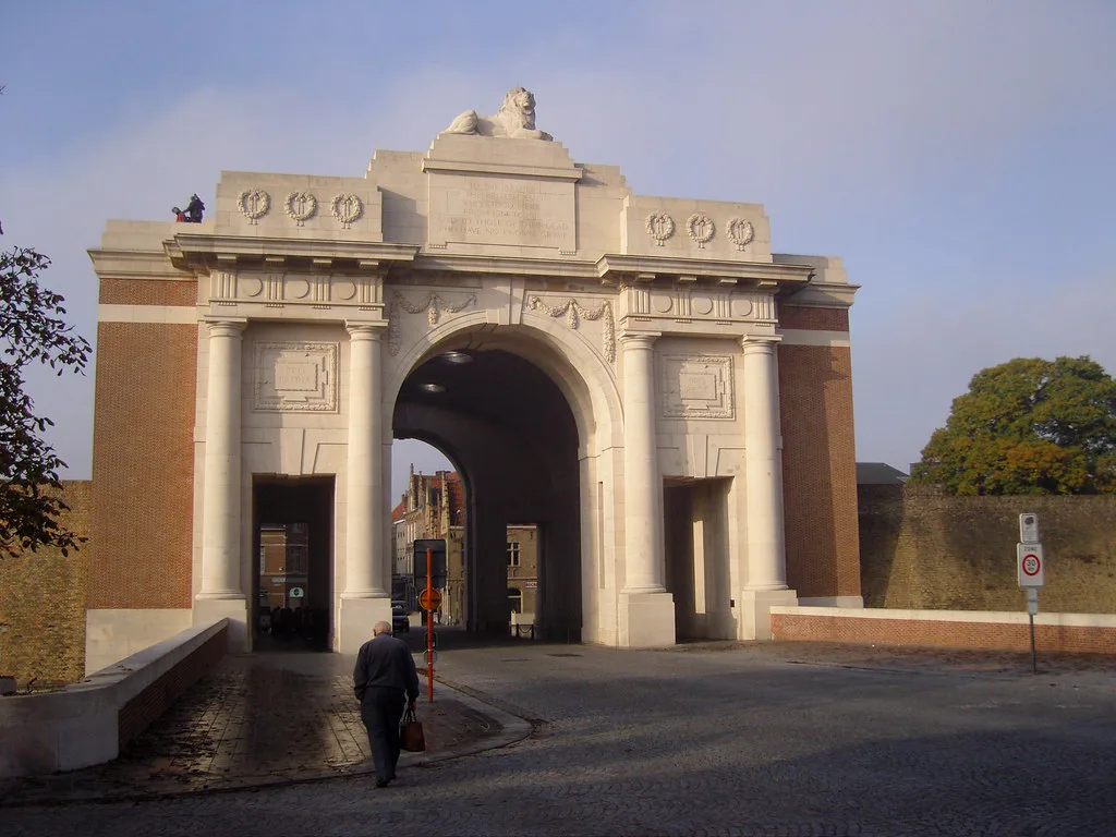 The Menin Gate memorial, Ypres.