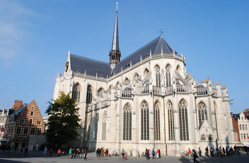 St Peter's Church on the Grote Markt, Leuven.