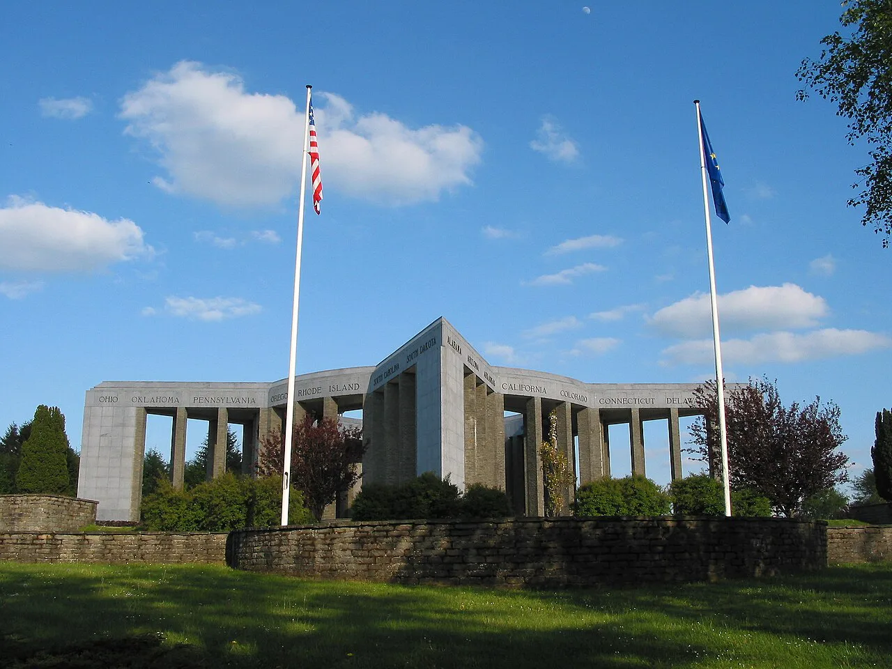 The Mardasson Memorial to American soldiers at Bastogne.