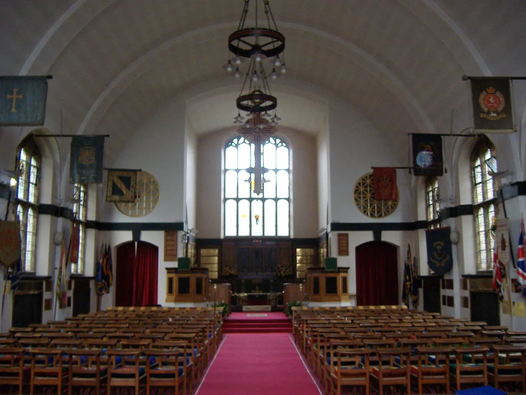 The nave of St George's Memorial Church, Ypres.